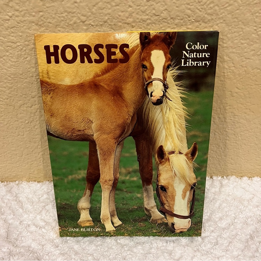 Horses Color Nature Library HCDJ by Jane Burton copyright 1987